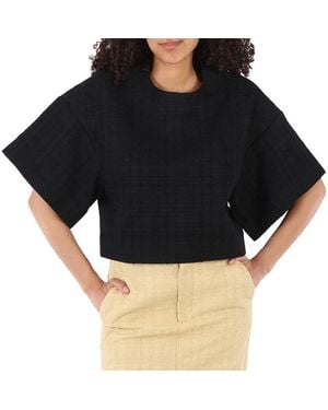 Gauchère Ladies Vlad Cropped Top, Brand Size 36 (Us - Black