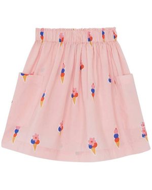 Bonton Gelato Ruche Skirt - Pink