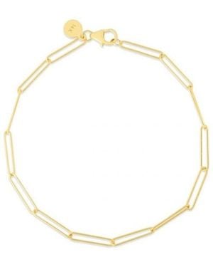 Tresorra 14K Lungo Paperclip Chain Bracelet - Metallic