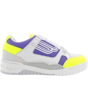Bally Kuba Lambskin Trainers - Blue