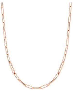 Roberto Coin Perfect Paper Clip Chain 17" - Metallic