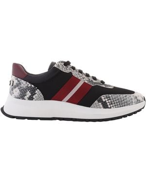 Bally Daryn Mixed Media Low-Top Trainers - Grey