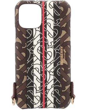 Burberry Monogram Stripe Iphone 11 Pro Case Lanyard - Multicolor