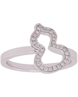 Qeelin Wulu Petite 18K Diamond Ring - Metallic