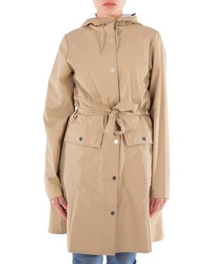 Rains Waterproof Curve W Jacket - Natural