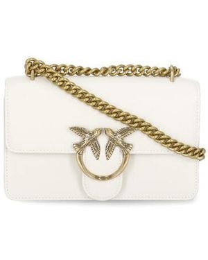 Pinko Love One Mini Shoulder Bag - Metallic