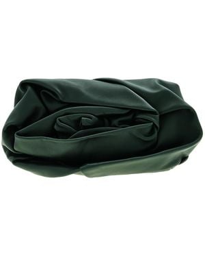 Burberry Rose Motif Leather Clutch - Green