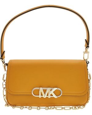 Michael Kors Leather Shoulder Bag - Yellow