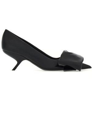 Ferragamo Ladies Heels, Us - Black