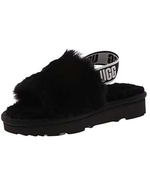 UGG Disco Slide Kids' Slippers, Size Big Kid - Black