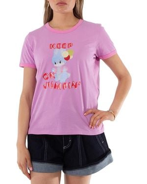 Marc Jacobs Magda Archer The Collaboration T-Shirt - Purple