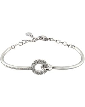 Swarovski Dextera Round Cut Bangle - White