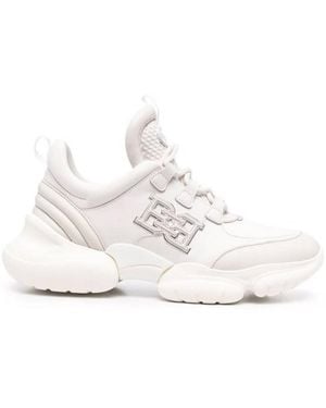 Bally Claires Leather Low-Top Trainers, Brand Size 38 Us - White