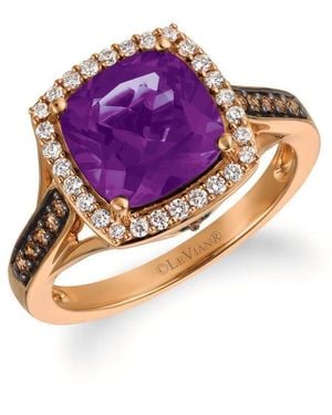 Le Vian Ladies Grape Amethyst Rings Set - Purple