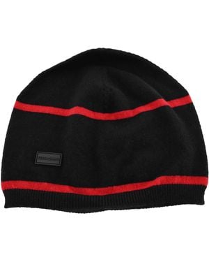 Ferragamo Striped Cashmere-Blend Beanie - Blue