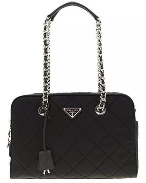 Prada Nylon Shoulder Bag - Black