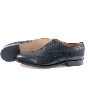 Bally Ceskine Leather Oxford Shoes, Brand Size 36 Us - Blue