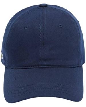 Lacoste Cotton Twill Cap - Blue