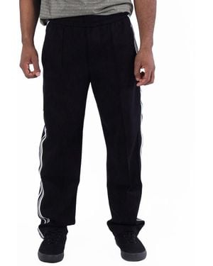 Emporio Armani Logo Bands Jersey Trousers - Black