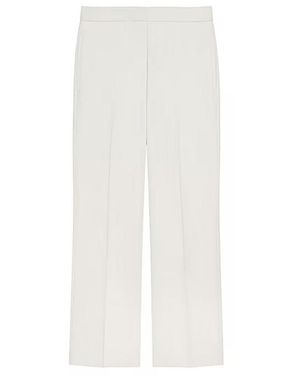 Givenchy Cropped Tailored Pants_Eggshell, Brand Size 38 (Us - White