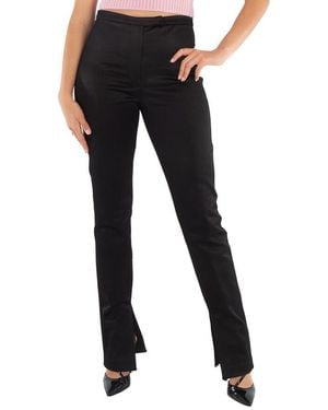 Alexander Wang Stretch-Satin Tailored Legging - Black