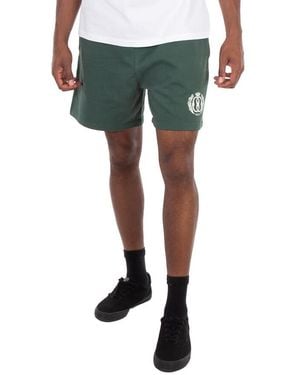 Bally Logo Print Track Shorts - Green