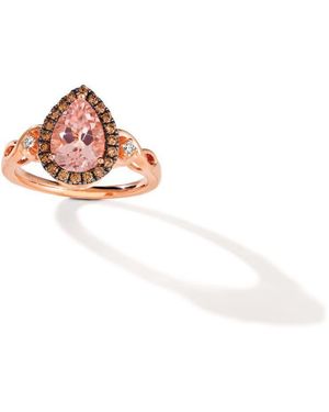 Le Vian Peach Morganite Rings Set - Pink