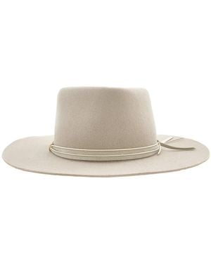 Van Palma India Wool Felt Fedora Hat - Grey