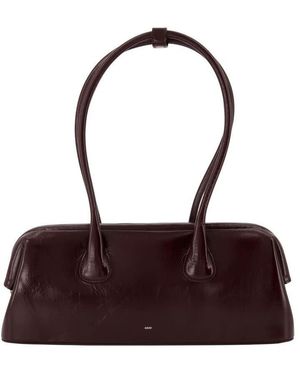 OSOI Boat Wide Shoulder Bag Burgundy - Purple