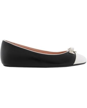 Bally Sofye Leather Ballerinas, Brand Size 35. Us - Black