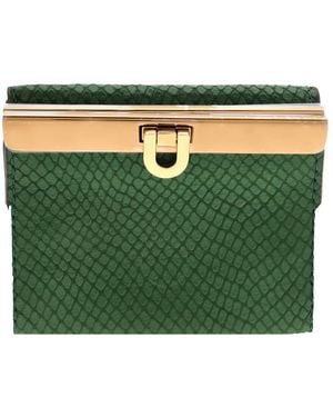 Fossil Penrose Trifold Leather Wallet - Green