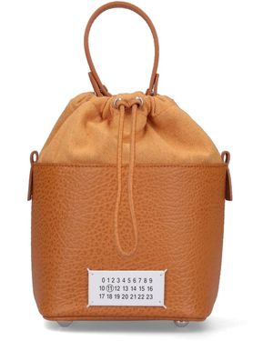 Maison Margiela Small Bucket Bag 5Ac - Orange