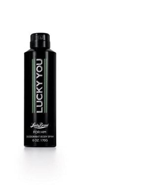 Lucky Brand Lucky You Deodorant Body Spray 6 Oz Bath & Body 719346180528 - Black