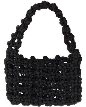 Kara Knot Shoulder Bag - Black