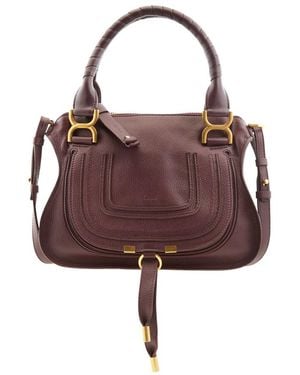 Chloé Small Marcie Double Carry Bag - Brown