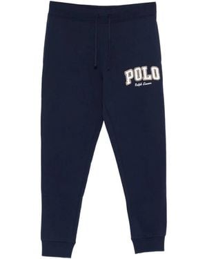 Polo Ralph Lauren Logo Fleece Jogger Trousers - Blue