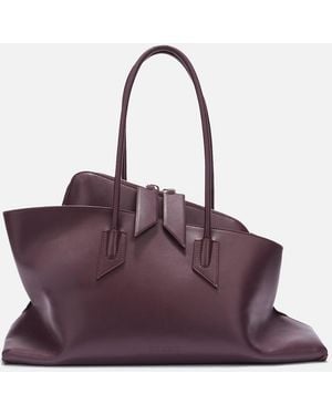 The Attico Top Handle 'La Passeggiata Medium' Bag - Purple