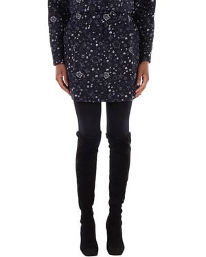 Fendi Starry Sky Print Mini Skirt, Brand Size 44 (Us - Blue