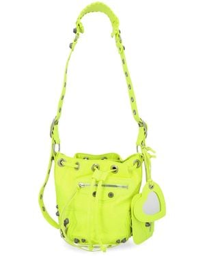 Balenciaga Le Cagole Xs Bucket Bag - Yellow