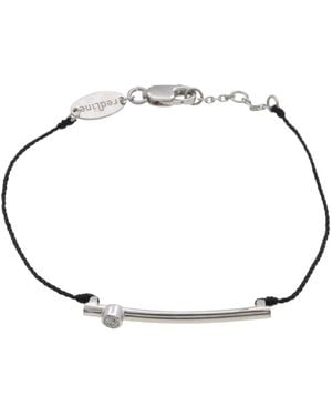 RedLine Tube String Bracelet With 0.05Ct Diamond - Metallic