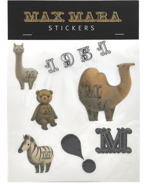 Max Mara Printed Sticker Set - Metallic