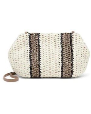 Brunello Cucinelli Woven Stripe Bag - Multicolor