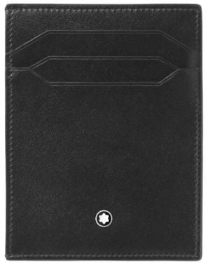Montblanc Meisterstuck 4Cc Leather Card Holder - Black