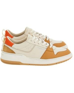 Ferragamo Dennis Skate Low-Top Trainers - White