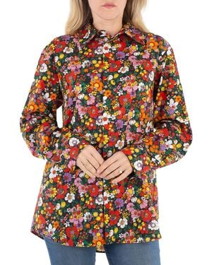 Christopher Kane Psych Floral Cotton Shirt - Multicolour