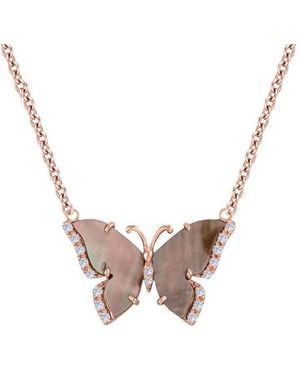 Le Vian Ladies Butterfly Necklaces Set - Pink
