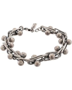 Saint Laurent Rope-Chain Bracelet - Metallic