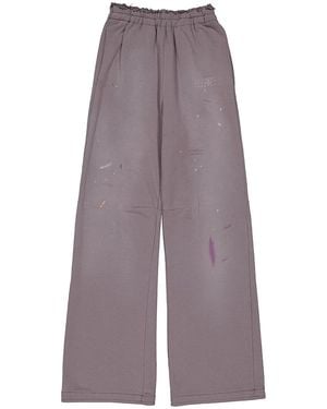 MM6 by Maison Margiela Maison Margiela Elasticated Waistband Track Trousers - Purple