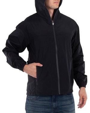 Save The Duck Orik Hooded Windbreaker Jacket - Black