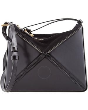 Mlouye Carbon Mini Flex Leather Bag - Black